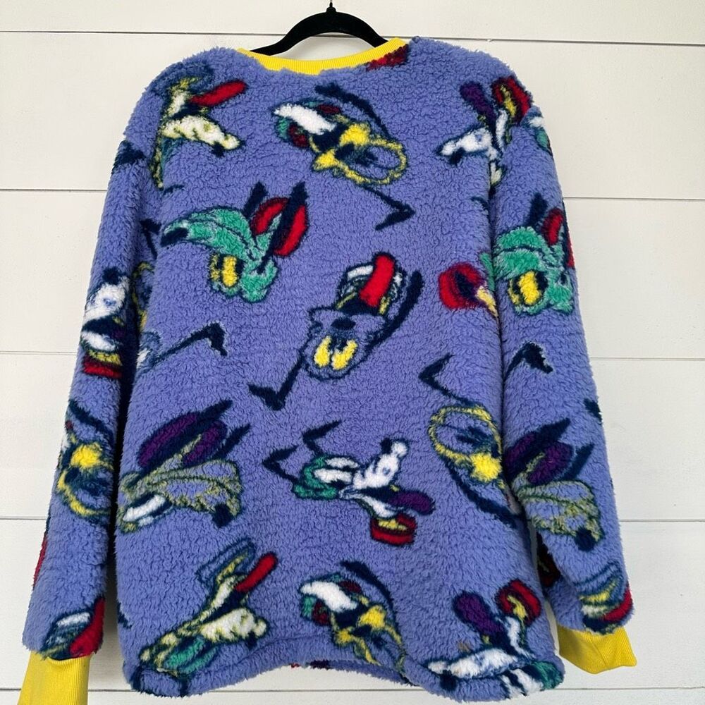 Disney Women’s Medium Pluto Sherpa Pullover Sweatshirt - Picture 3 of 5